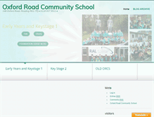 Tablet Screenshot of oxfordroadcommunityschool.net